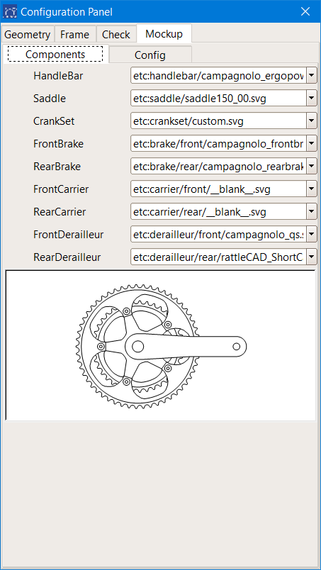 rattleCAD Config-Panel!